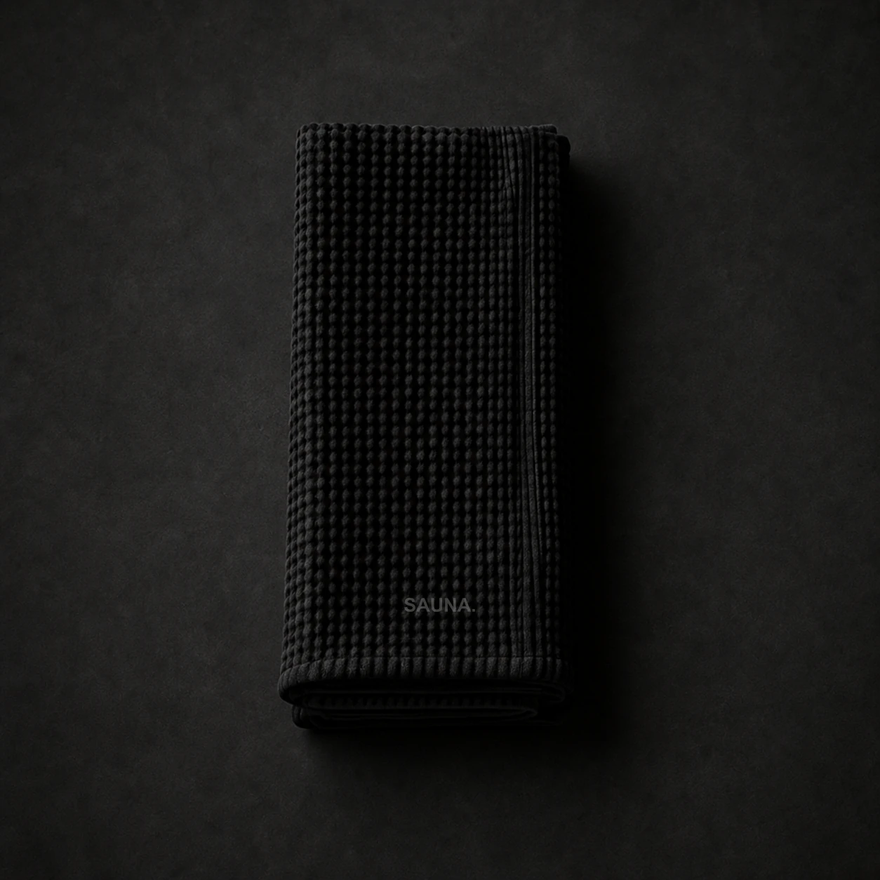 Black towel